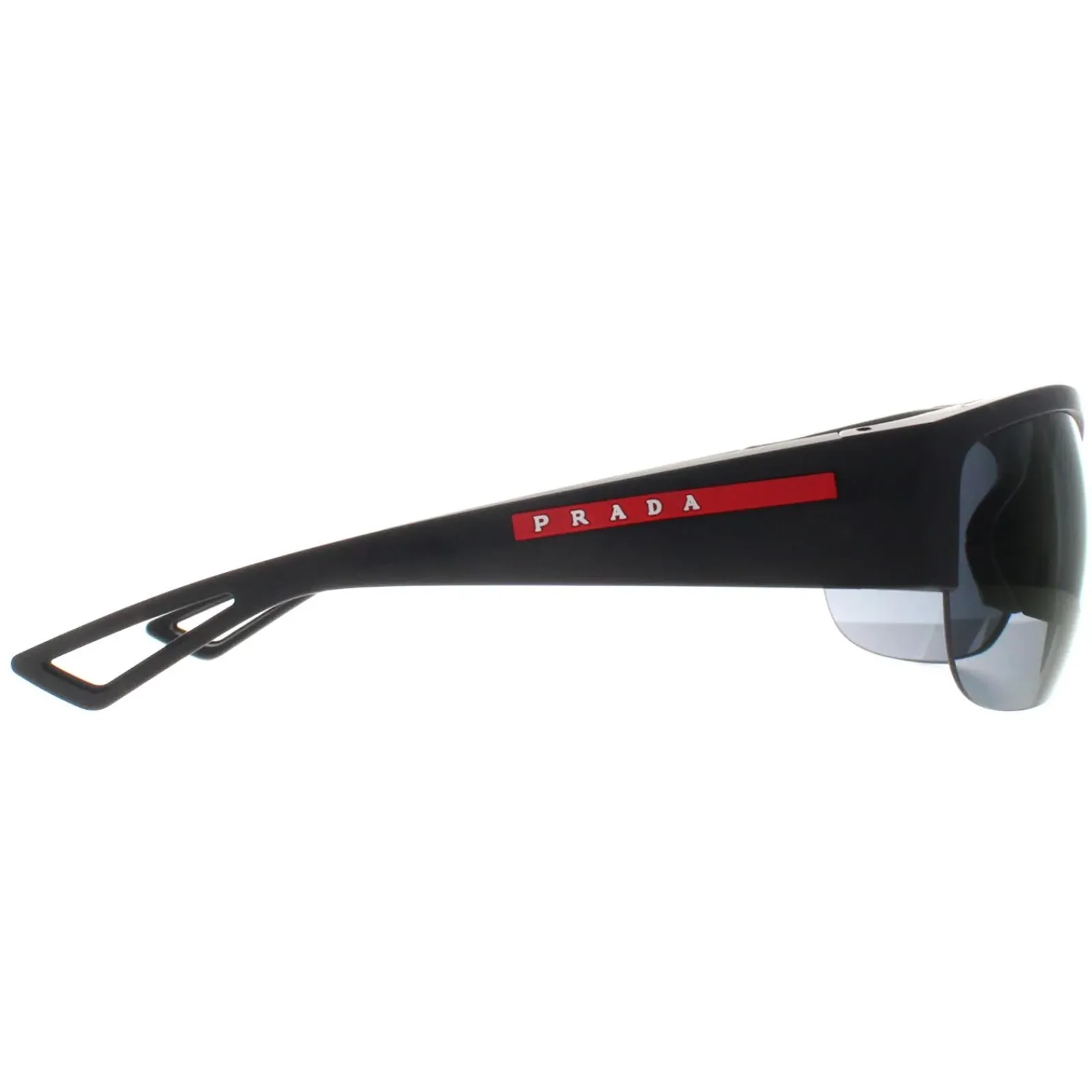 Prada Sport Sport^Sunglasses PSA01S 1BO10J Matte Black Dark Blue Violet Mirr