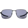 Prada Sport Aviator^Sunglasses PS54WS DG009R Black Rubber Blue