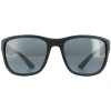Prada Sport Rectangle^Sunglasses PS01US UFK5L0 Grey Rubber Dark Grey Mirror