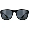 Prada Sport Polarised^Sunglasses PS01US 1AB5Z1 Black Grey Polarized
