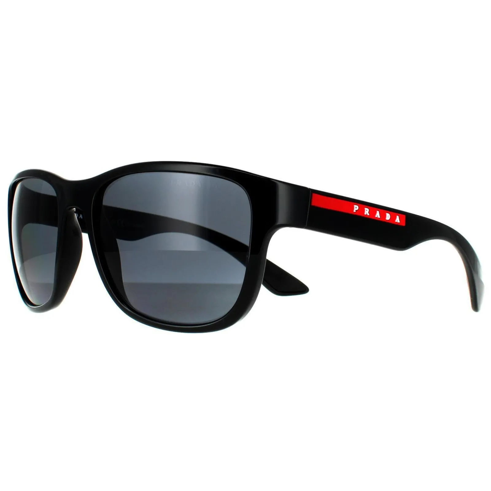 Prada Sport Polarised^Sunglasses PS01US 1AB5Z1 Black Grey Polarized