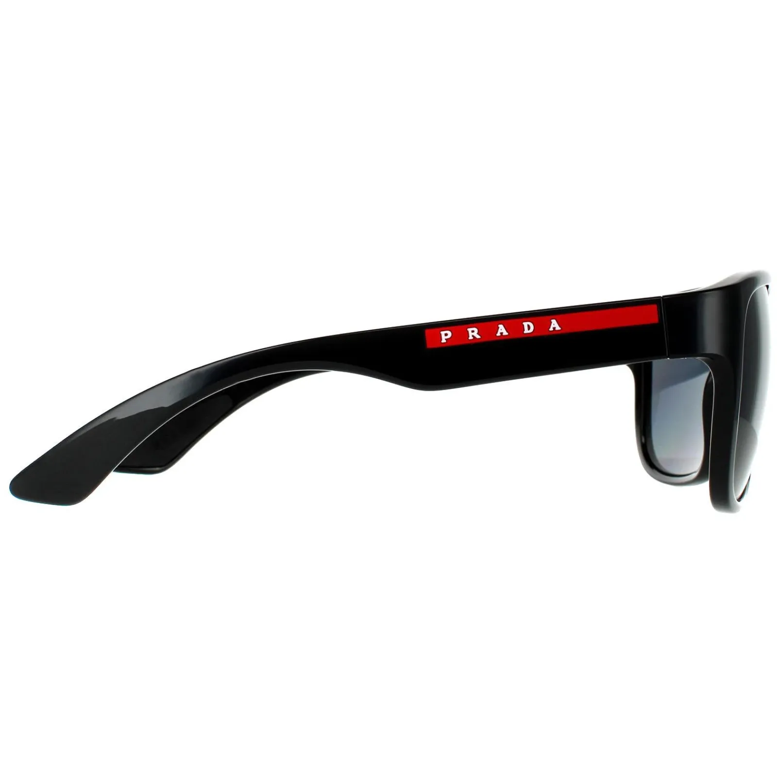 Prada Sport Polarised^Sunglasses PS01US 1AB5Z1 Black Grey Polarized