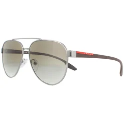 Prada Sport Aviator^Sunglasses PS54TS 5AV1X1 Gunmetal Green Gradient 61mm