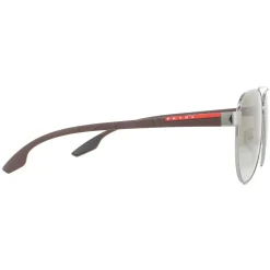 Prada Sport Aviator^Sunglasses PS54TS 5AV1X1 Gunmetal Green Gradient 61mm