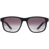 Prada Sport Rectangle^Sunglasses PS06YS 1AB09U Black Grey Gradient