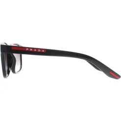 Prada Sport Rectangle^Sunglasses PS06YS 1AB09U Black Grey Gradient