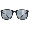 Prada Sport Polarised^Sunglasses PS02WS DG002G Black Rubber Dark Grey Polarized