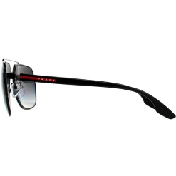 Prada Sport Polarised^Sunglasses PS55VS 1BO5W1 Matte Black Grey Gradient Polariz