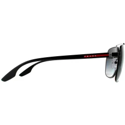 Prada Sport Polarised^Sunglasses PS55VS 1BO5W1 Matte Black Grey Gradient Polariz