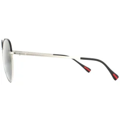 Prada Sport Polarised^Sunglasses 50SS GAQ5X1 Silver Black Green Polarized