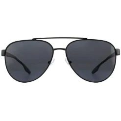 Prada Sport Polarised^Sunglasses 54TS 1AB5Z1 Black Grey Polarized