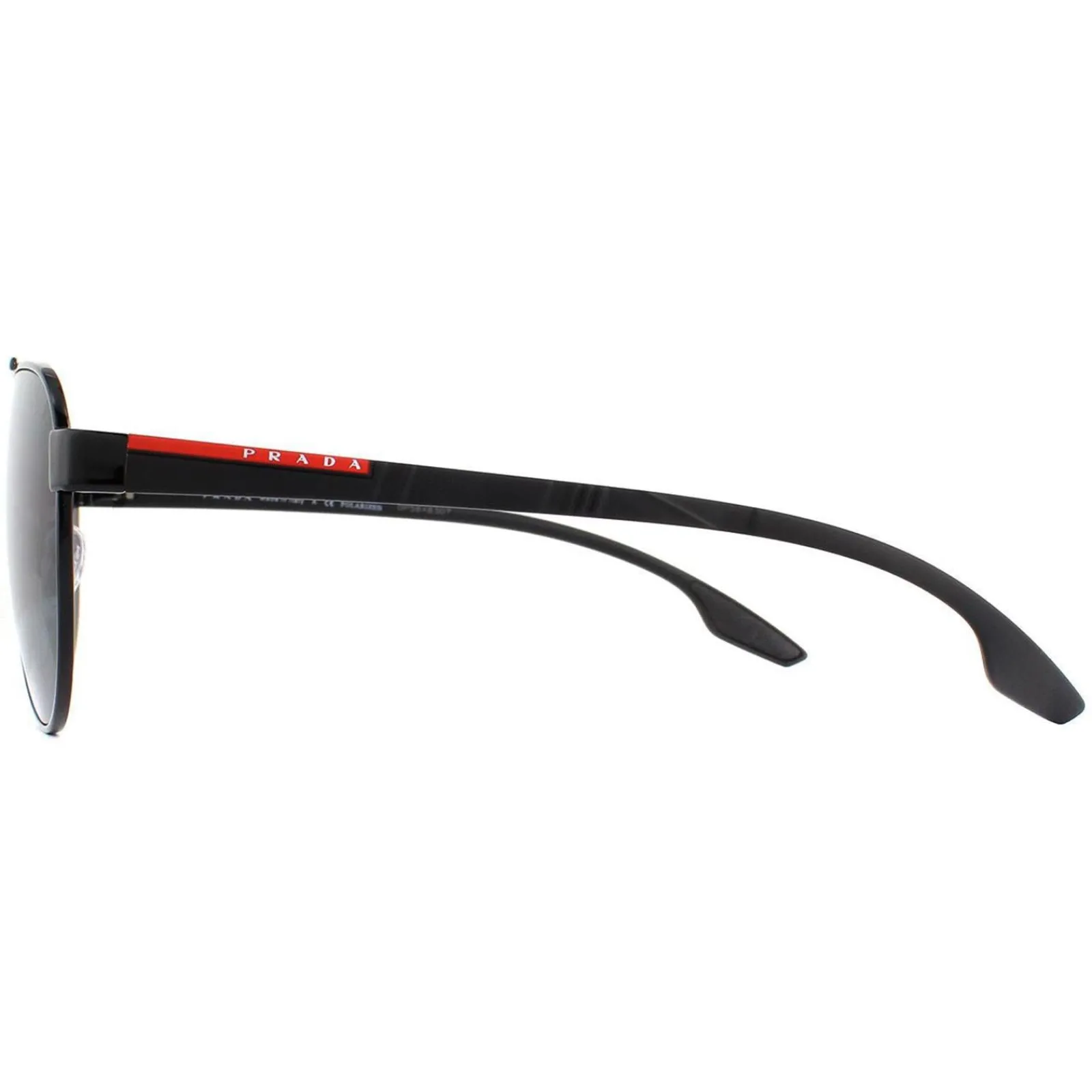 Prada Sport Polarised^Sunglasses 54TS 1AB5Z1 Black Grey Polarized
