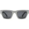 Prada Prada|Square^Sunglasses PRA06S 17K08Z Talc Dark Grey