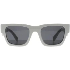 Prada Prada|Square^Sunglasses PRA06S 17K08Z Talc Dark Grey