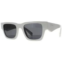 Prada Prada|Square^Sunglasses PRA06S 17K08Z Talc Dark Grey