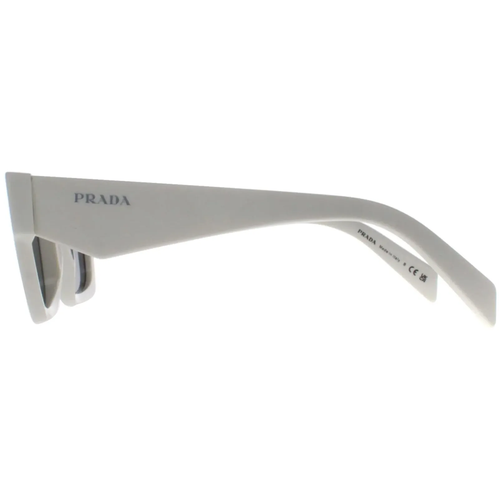 Prada Prada|Square^Sunglasses PRA06S 17K08Z Talc Dark Grey