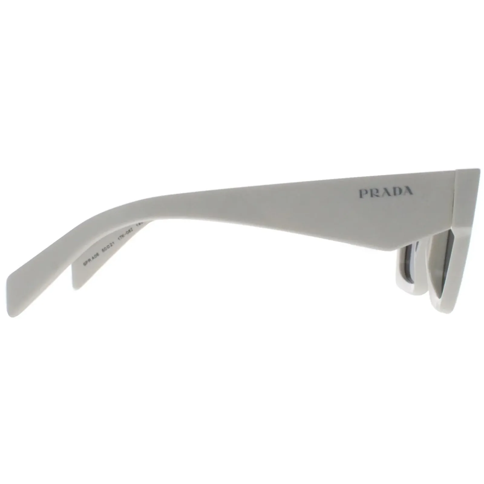 Prada Prada|Square^Sunglasses PRA06S 17K08Z Talc Dark Grey