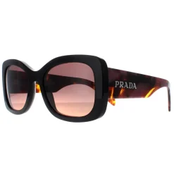 Prada Prada|Oval^Sunglasses PRA08S 12O50C Mahogany Brown Gradient