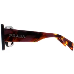 Prada Prada|Oval^Sunglasses PRA08S 12O50C Mahogany Brown Gradient