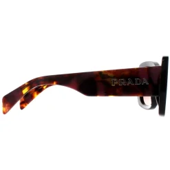 Prada Prada|Oval^Sunglasses PRA08S 12O50C Mahogany Brown Gradient