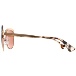 Prada Square|Prada^Sunglasses PR51TS LAX6N0 Antique Gold Black Brown