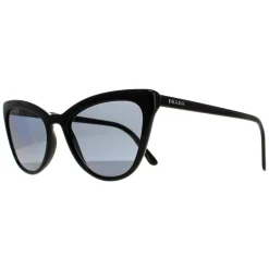 Prada Polarised^Sunglasses PR01VS 1AB5Z1 Black Grey Polarized