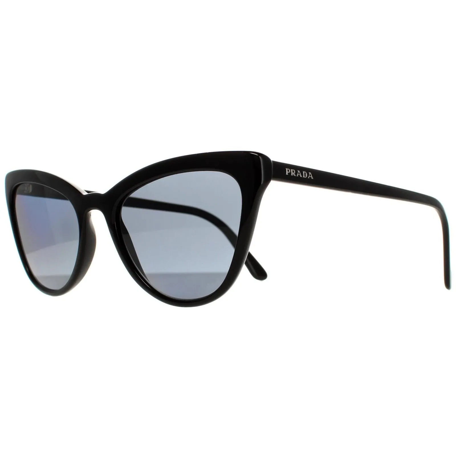 Prada Polarised^Sunglasses PR01VS 1AB5Z1 Black Grey Polarized