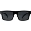 Prada Prada|Rectangle^Sunglasses PR19WS 1AB5S0 Black Dark Grey