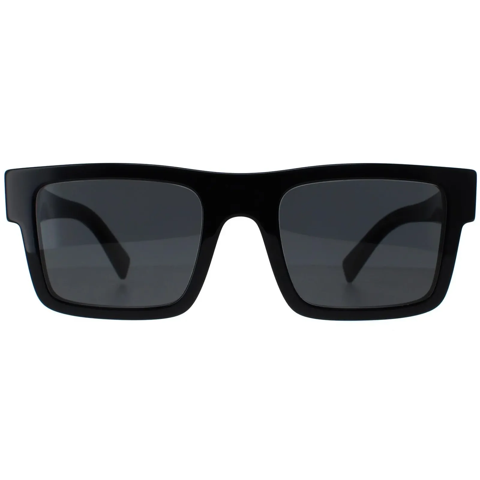 Prada Prada|Rectangle^Sunglasses PR19WS 1AB5S0 Black Dark Grey