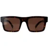 Prada Prada|Rectangle^Sunglasses PR19WS 2AU8C1 Tortoise Dark Brown