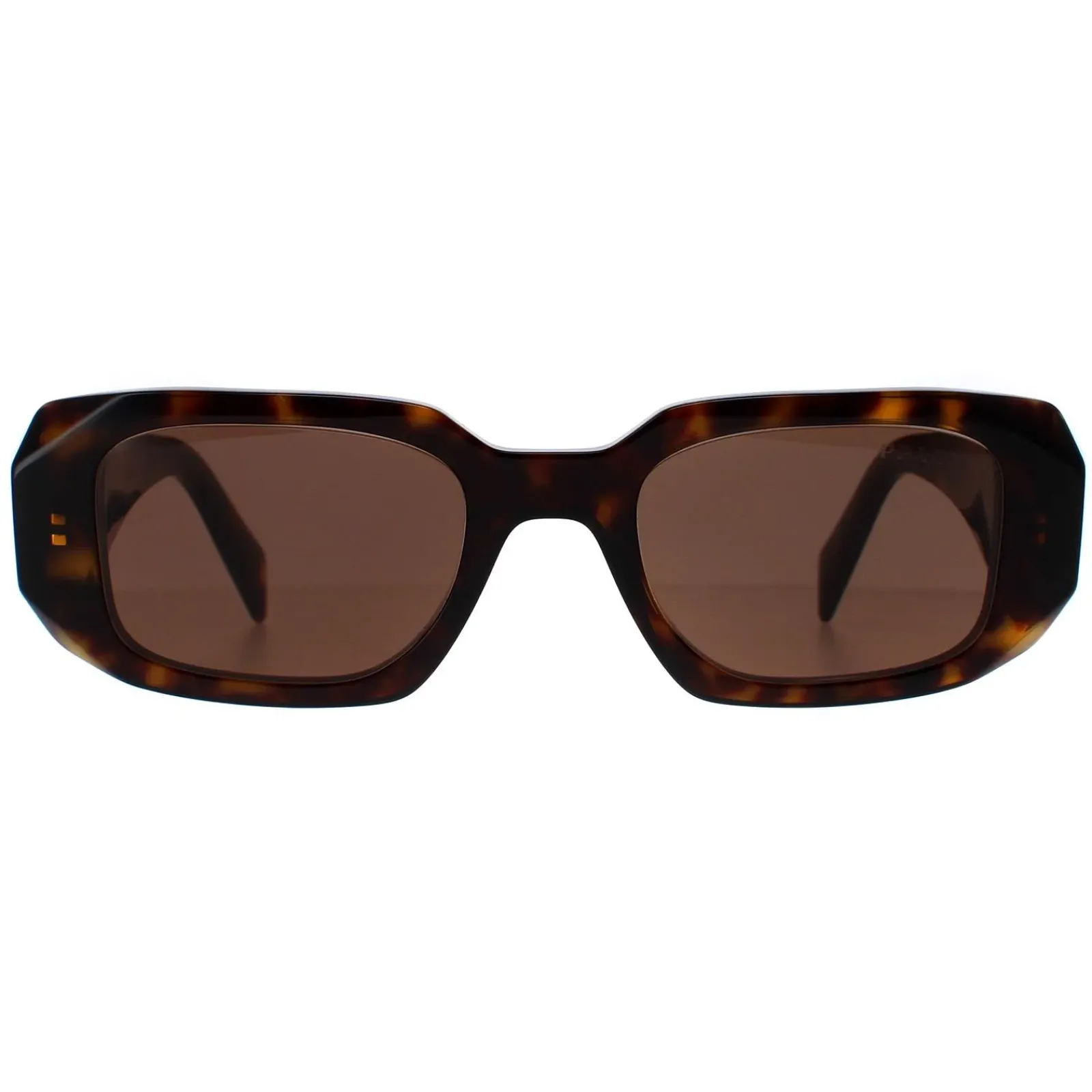 Prada Prada|Rectangle^Sunglasses PR17WS 2AU8C1 Tortoise Brown