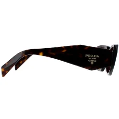 Prada Prada|Rectangle^Sunglasses PR17WS 2AU8C1 Tortoise Brown