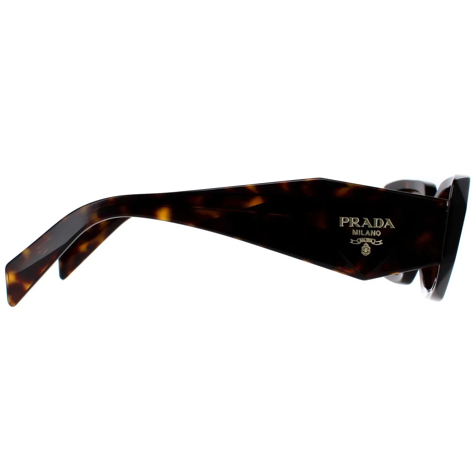 Prada Prada|Rectangle^Sunglasses PR17WS 2AU8C1 Tortoise Brown