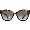 Prada Prada|Cat-Eye^Sunglasses PR02WS 01M0A7 Black Havana Grey Gradient