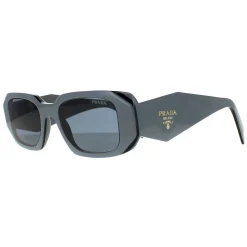 Prada Rectangle^Sunglasses PR17WS 11N09T Marble Black Graphite