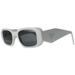 Prada Rectangle|Prada^Sunglasses PR17WS 1425S0 Talc Dark Grey