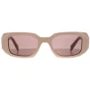 Prada Rectangle^Sunglasses PR17WS VYJ6X1 Powder Purple Brown