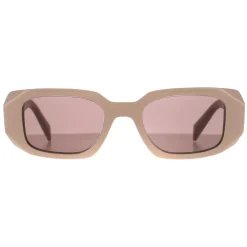 Prada Rectangle^Sunglasses PR17WS VYJ6X1 Powder Purple Brown