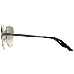 Prada Rectangle^Sunglasses PR60XS AAV0A7 Pale Gold and Black Grey Gradient