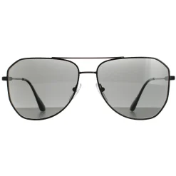 Prada Polarised^Sunglasses PR63XS 1AB08G Black Grey Polarized