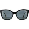 Prada Polarised^Sunglasses PR12XS 1AB5Z1 Black Dark Grey Polarized