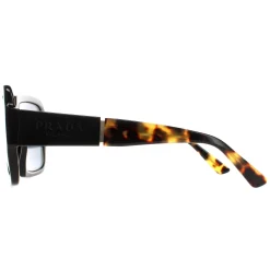 Prada Square|Polarised^Sunglasses PR21XS 1AB5Z1 Black Grey Polarized