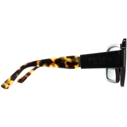 Prada Square|Polarised^Sunglasses PR21XS 1AB5Z1 Black Grey Polarized