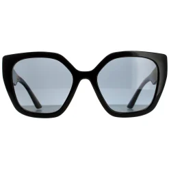 Prada Polarised|Rectangle^Sunglasses PR24XS 1AB5Z1 Black Grey Polarized