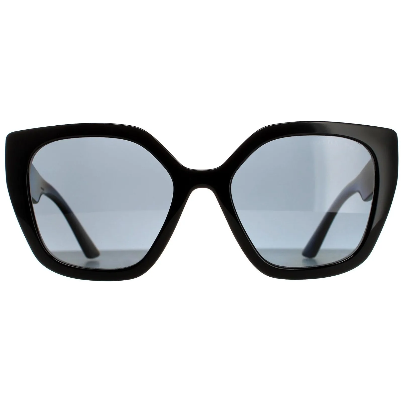 Prada Polarised|Rectangle^Sunglasses PR24XS 1AB5Z1 Black Grey Polarized