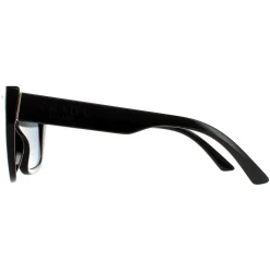 Prada Polarised|Rectangle^Sunglasses PR24XS 1AB5Z1 Black Grey Polarized