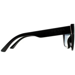 Prada Polarised|Rectangle^Sunglasses PR24XS 1AB5Z1 Black Grey Polarized