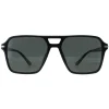 Prada Prada|Aviator^Sunglasses PR20YS 1AB03R Black Green Polarized