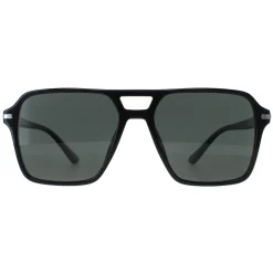 Prada Prada|Aviator^Sunglasses PR20YS 1AB03R Black Green Polarized