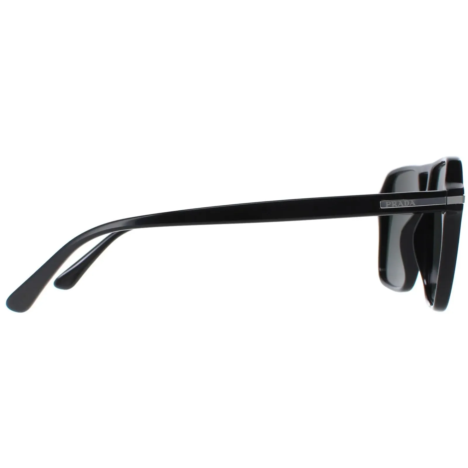 Prada Prada|Aviator^Sunglasses PR20YS 1AB03R Black Green Polarized